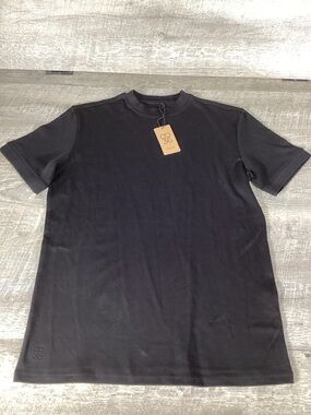 CO36 Black T Shirt Mens Medium Basic Tee Stretch Casual Minimalist NWT